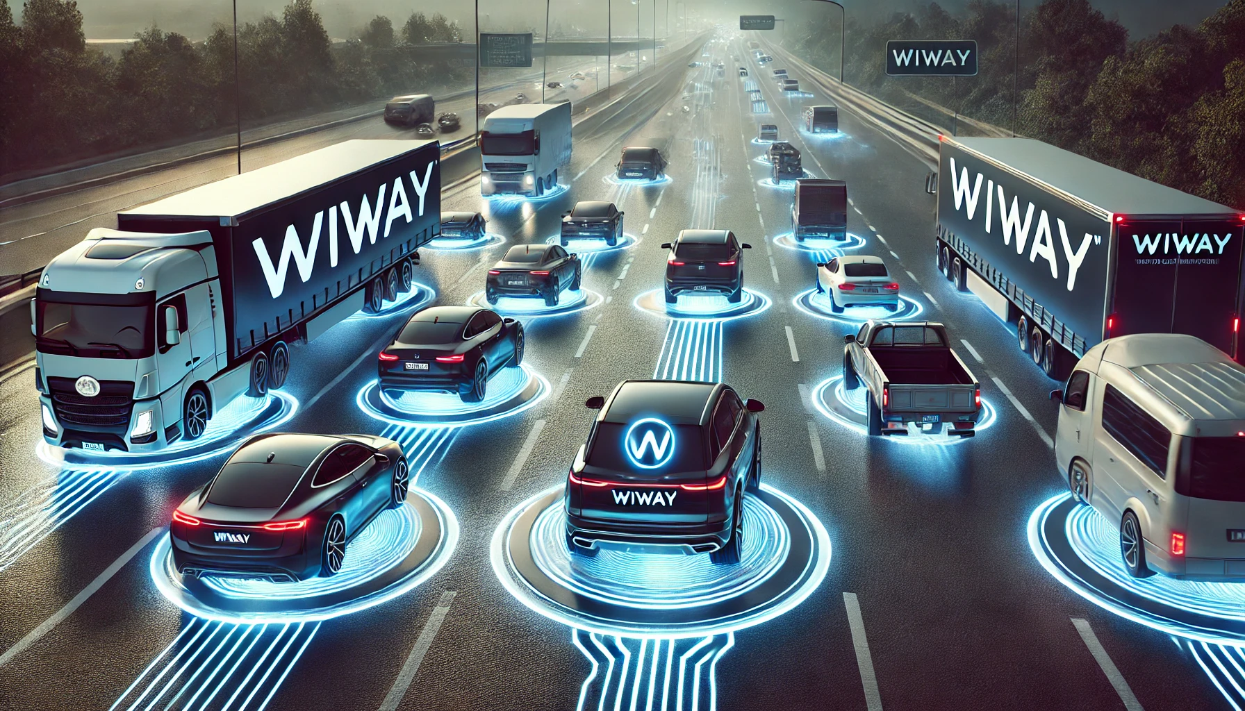 WiWay: AI-Powered Wireless EV Charging for Passenger Cars and Commercial Trucks on Highways