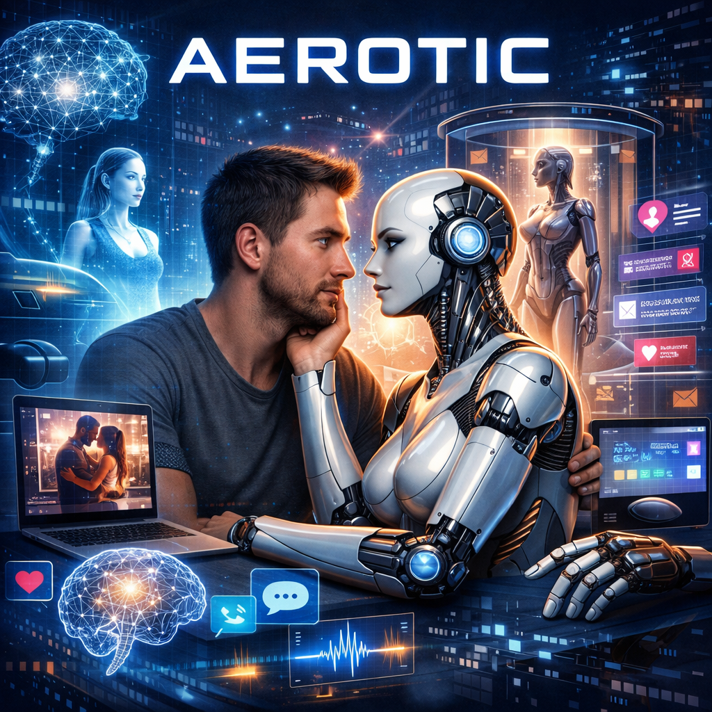 Aerotic: The Rise of Artificial Intimacy in the Age of AI — How Intelligent Machines and Digital Companions Are Reshaping Human Relationships