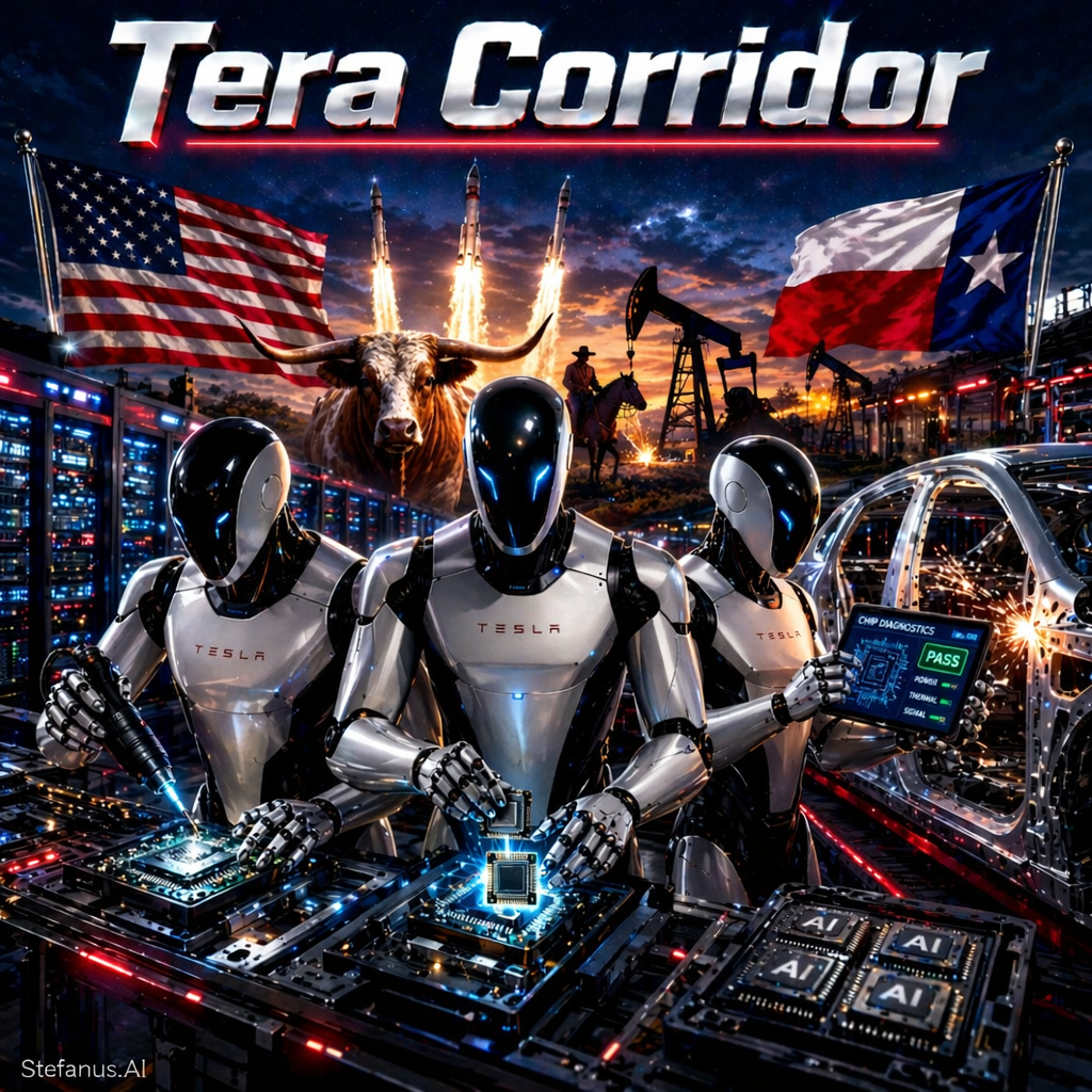 Tera Corridor: Building America’s Compute Sovereignty in Texas’ Trillion-Dollar AI Capital Wars, One Terafab at a Time