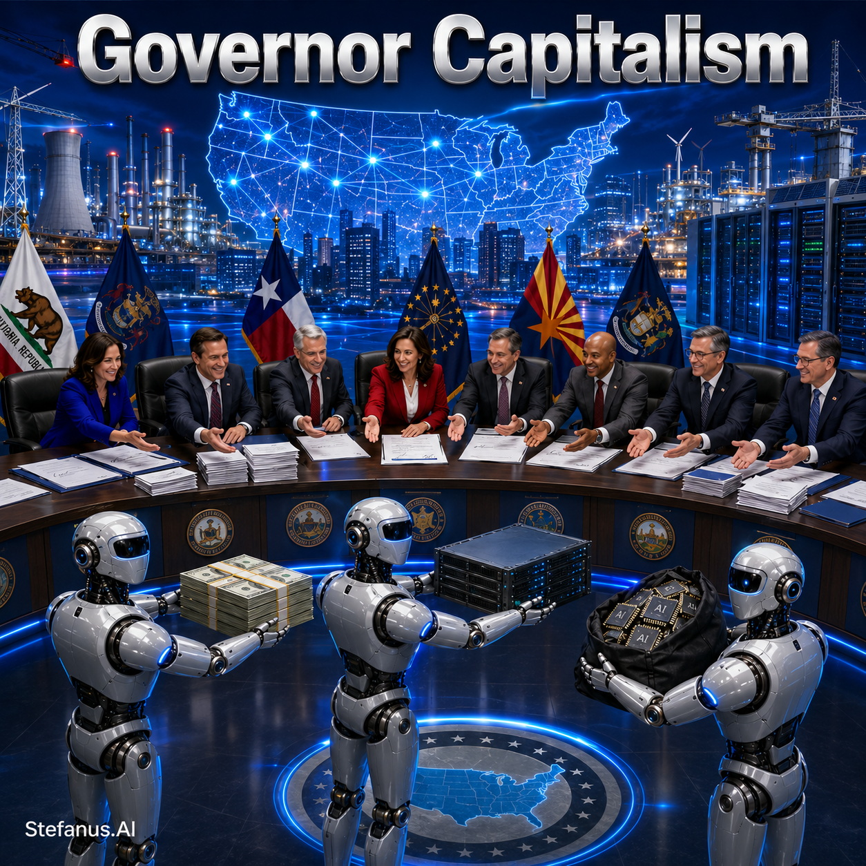 Governor Capitalism: America’s AI Future is Increasingly Being Shaped by Governors, While Washington’s Federal Involvement Advances Cautiously