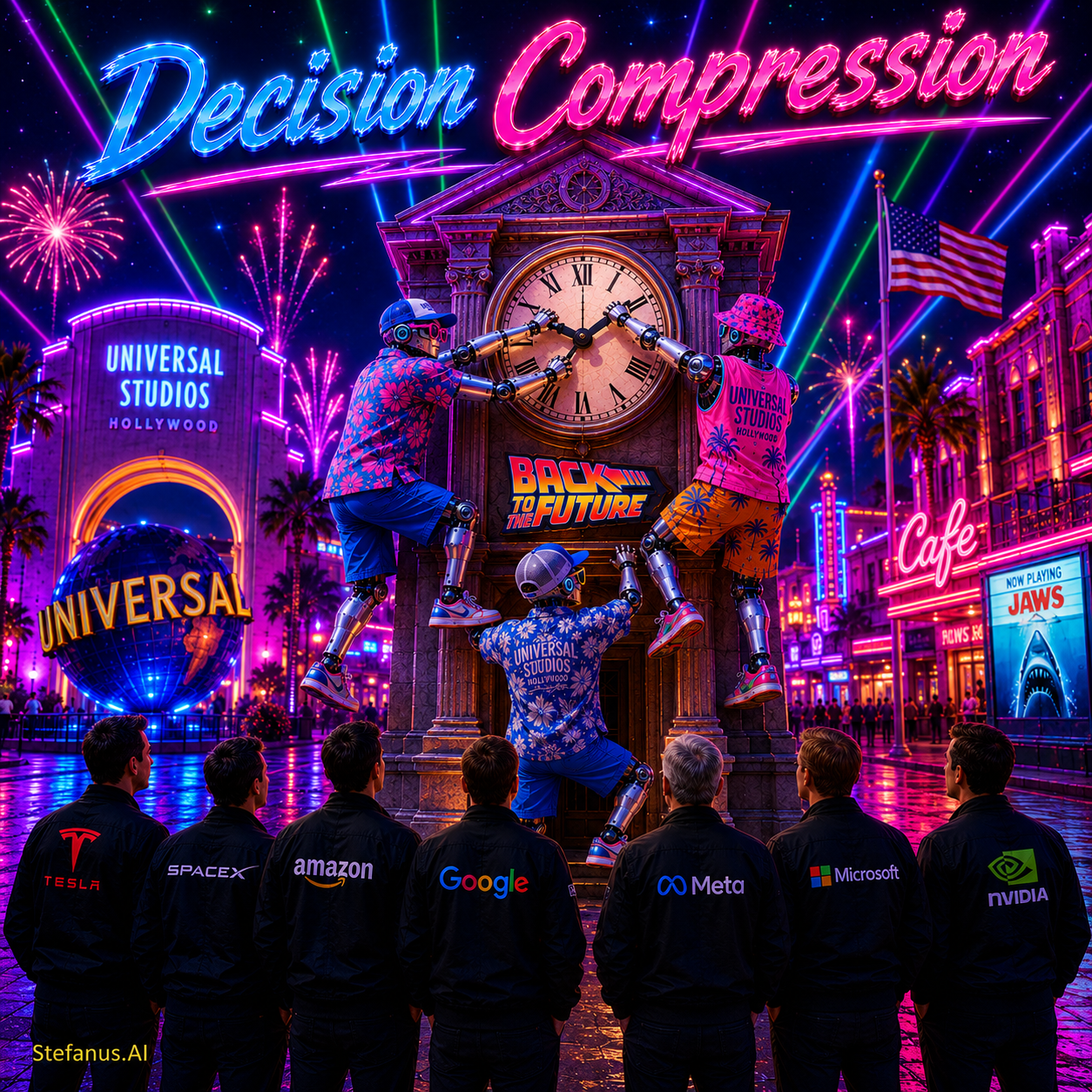 Decision Compression: How Artificial Intelligence Collapses Time in War, Markets, Governance, and Corporate Power