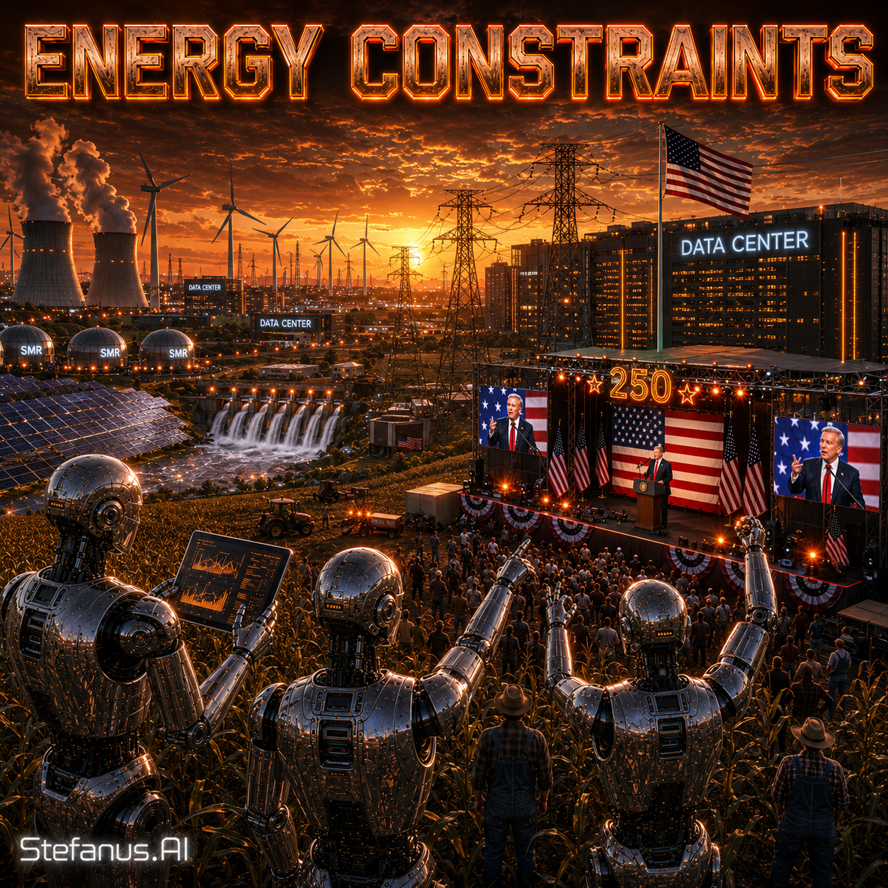 Energy Constraints: The Grid Collision — How AI Infrastructure, Rising Power Costs, and 2026 Midterm Politics Are Rewriting America’s Power Equation