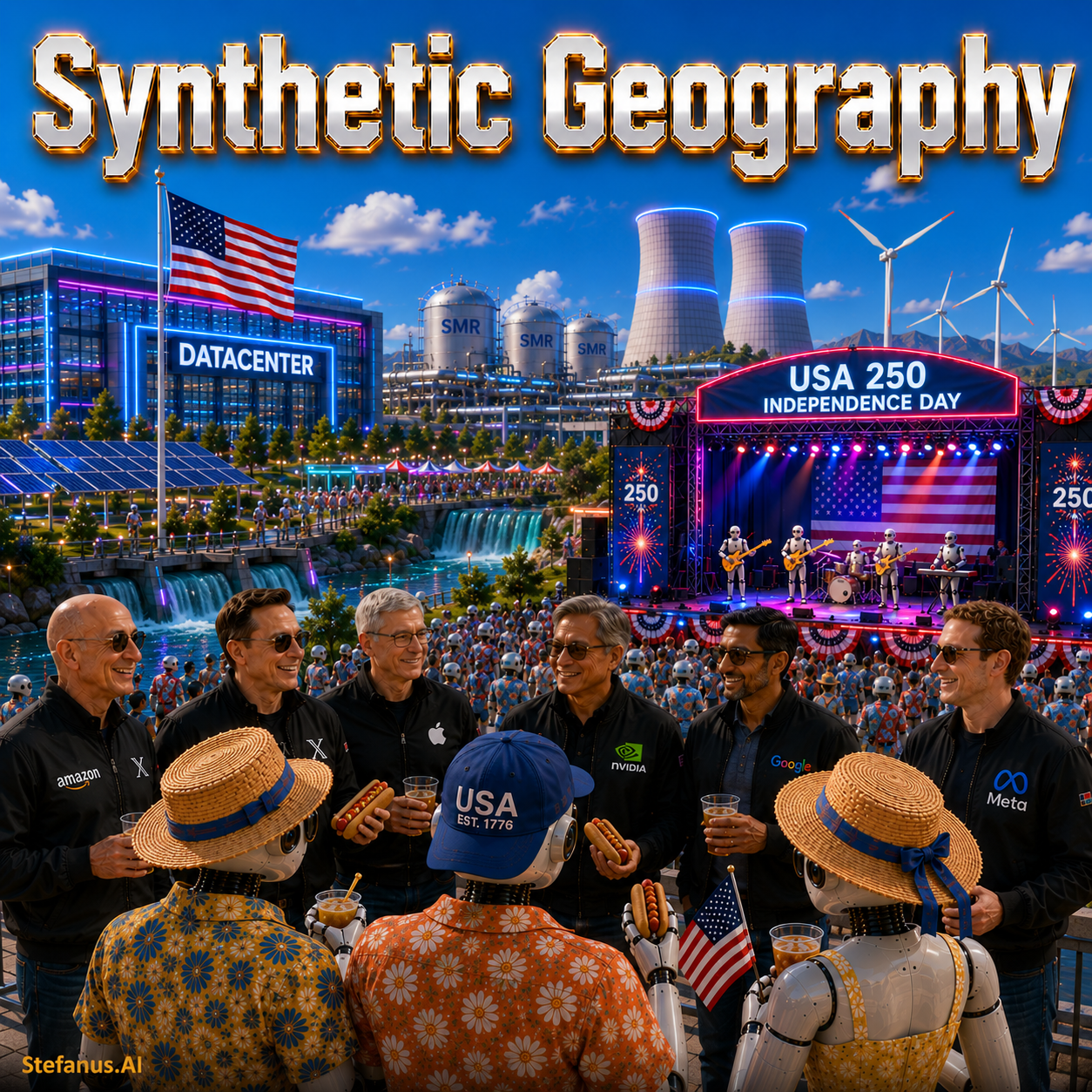 Synthetic Geography: How Artificial Intelligence Rewires the Physical World — Energy, Chips, Data Centers, and the New Geography of Intelligence
