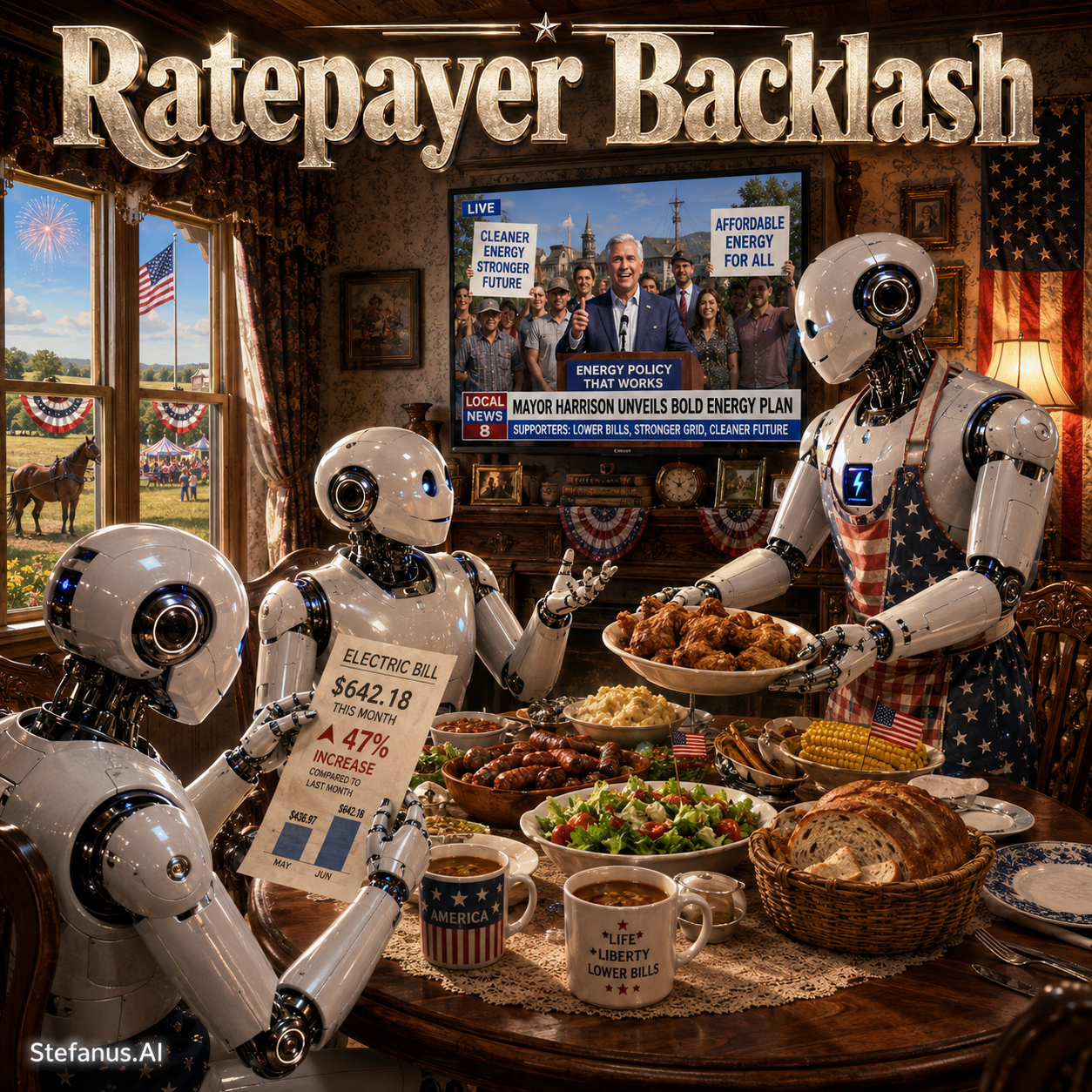 Ratepayer Backlash: How AI Data Centers Shift Grid Costs to Local Households — The New Political Economy of AI Infrastructure — Utility Bills, Tax Incentives, Power-Grid Readiness, and the Local Politics of Who Pays