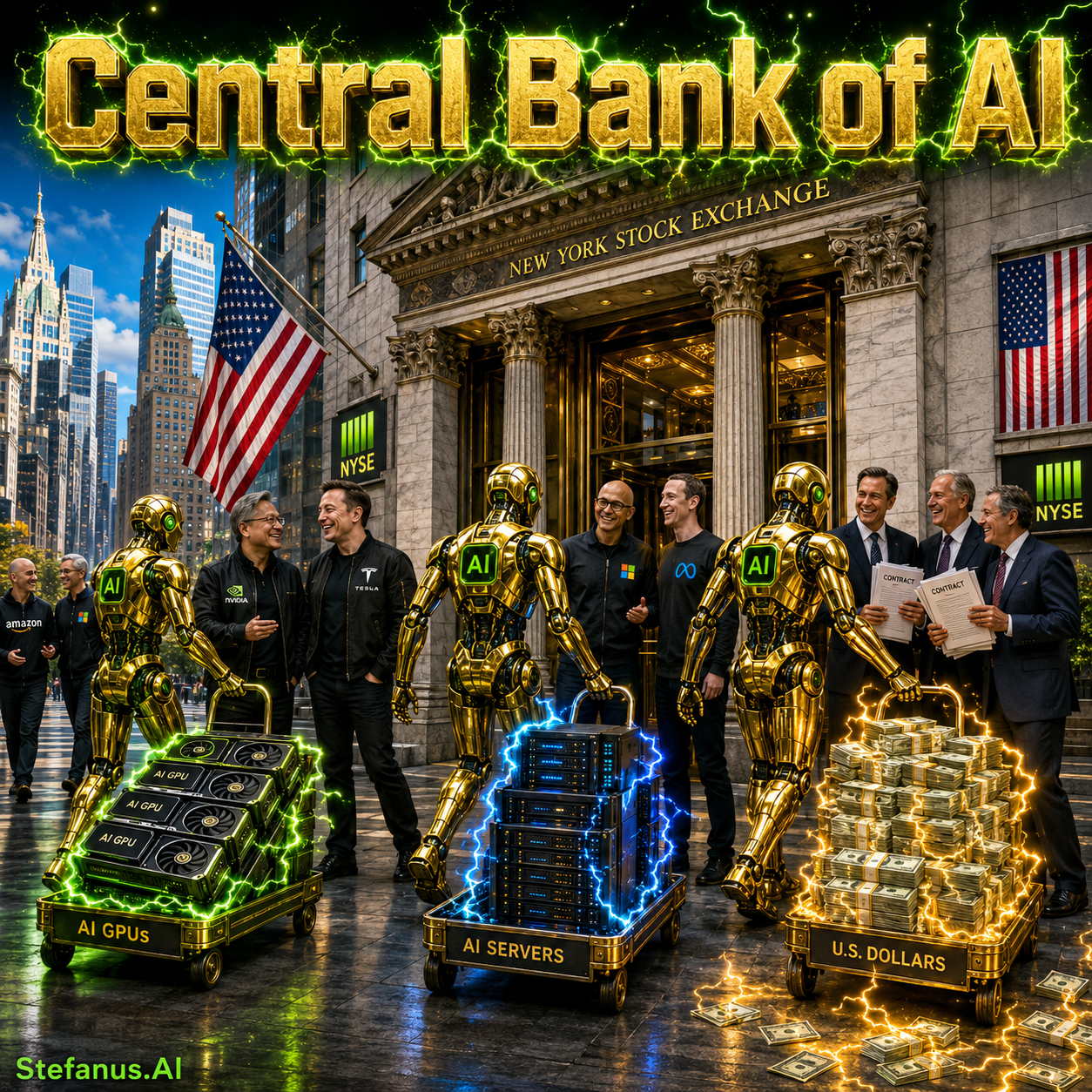 Central Bank of AI: When Nvidia Stops Merely Selling GPUs—and Starts Financing, Guaranteeing, and Stabilizing the Market for Artificial-Intelligence Capacity Across the Five-Layer AI Economy