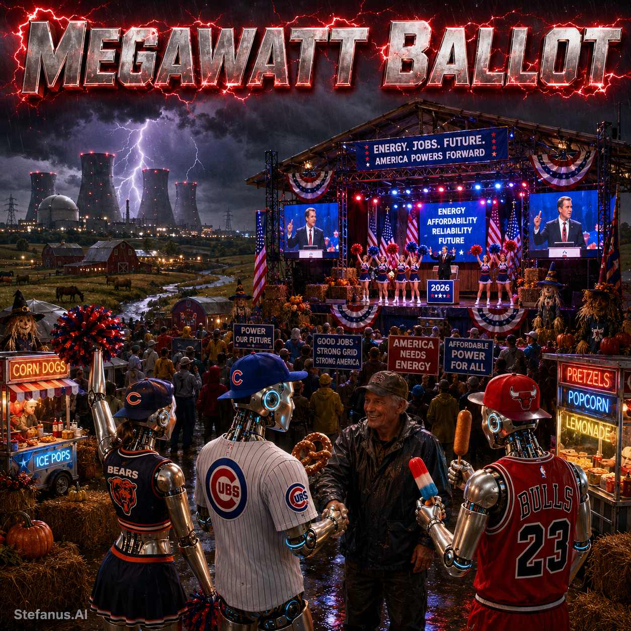 Megawatt Ballot: How Datacenters Are Turning Electricity, Water, Tax Incentives, and AI Infrastructure Into Election Issues