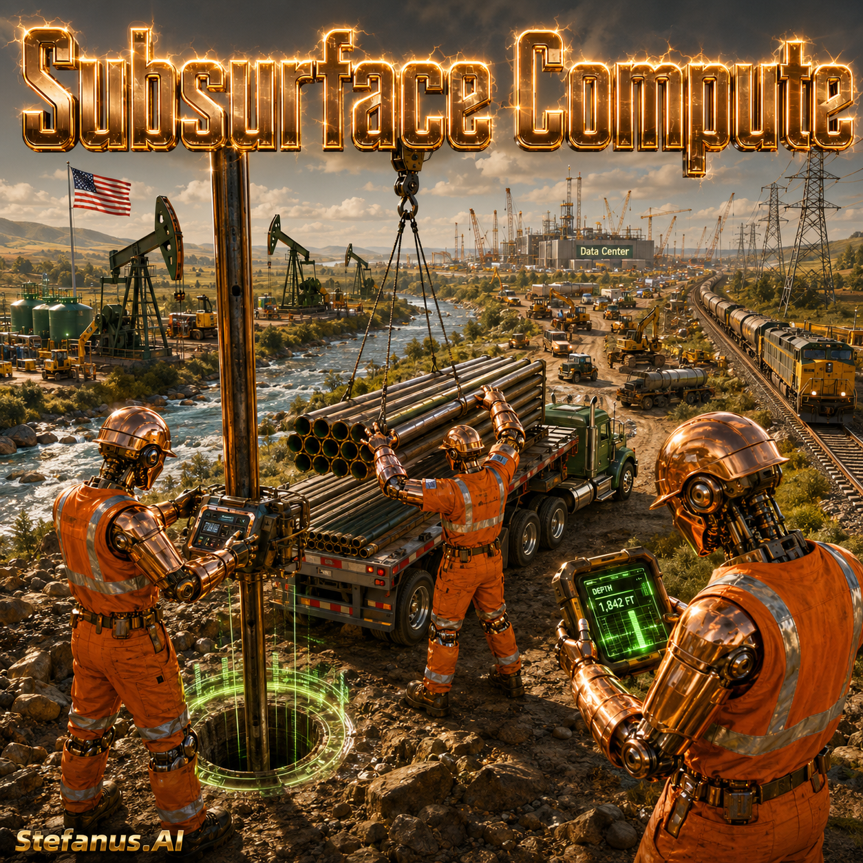 Subsurface Compute: When AI Datacenters Begin Acquiring the Fuel Beneath Their Feet — How the Search for Electricity Is Pushing the Artificial Intelligence Economy Upstream — Into Mineral Rights, Gas Formations, Geothermal Reservoirs, and the New Politics of Energy-Rich Land
