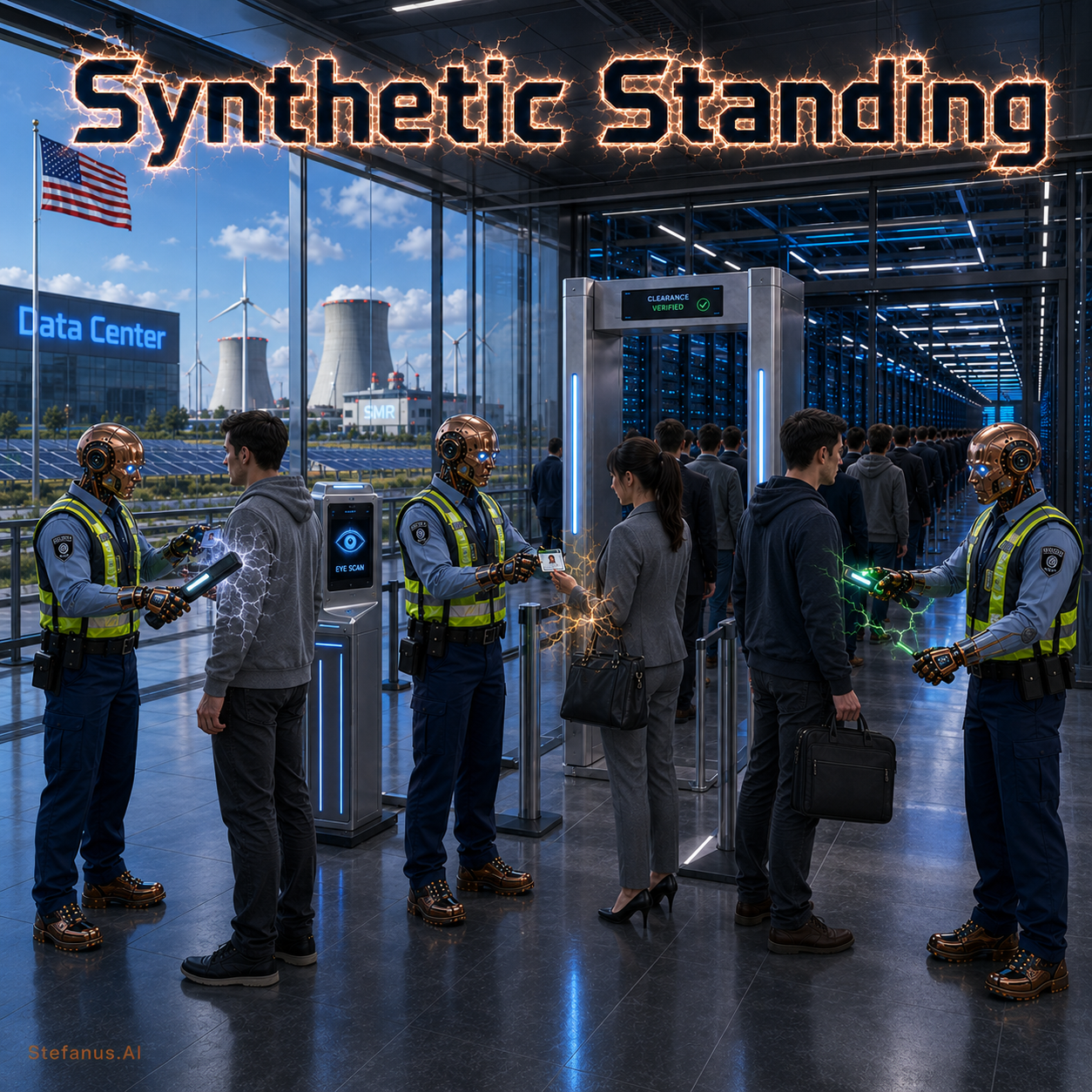 Synthetic Standing: When AI Agents Can Enter Institutions, Influence Humans, and Exercise Operational Authority Before the Law Decides Who They Are