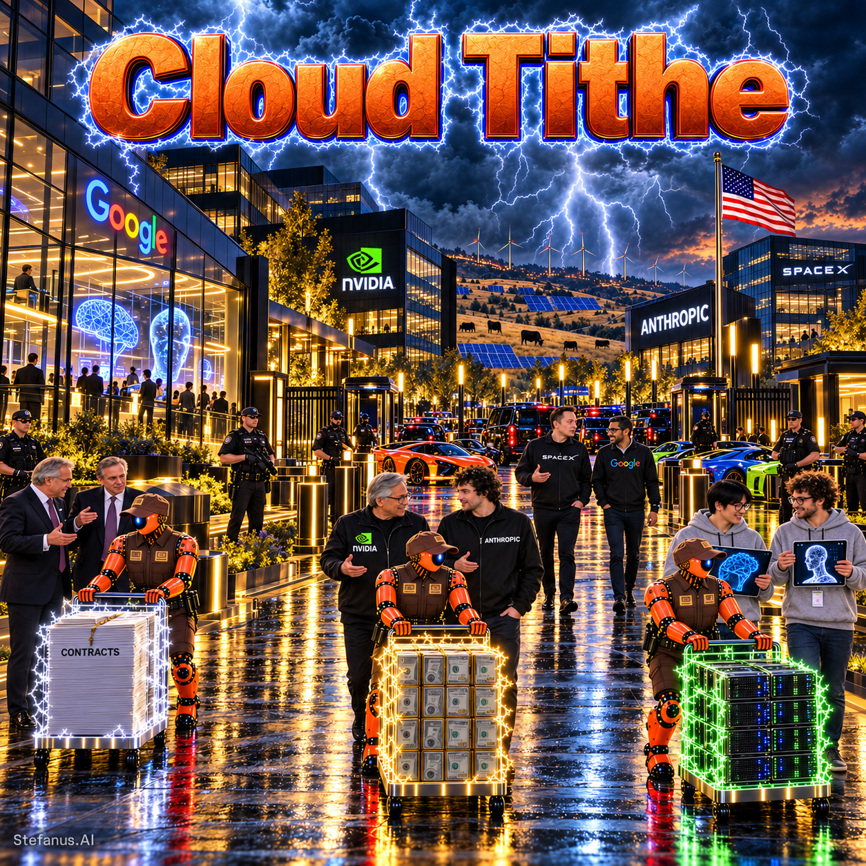 Cloud Tithe: Why Frontier AI Laboratories Surrender a Persistent Share of Revenue to the Hyperscale Infrastructure Beneath Them — and How the Five-Layer AI Economy Redistributes Margin Downward